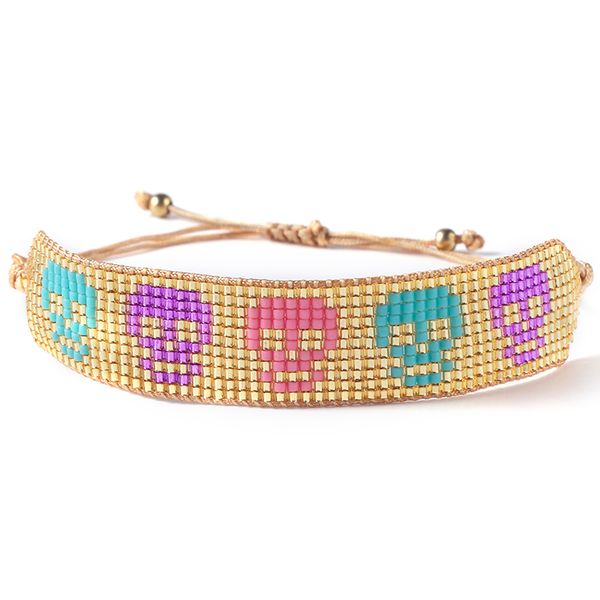 bluestar fashion skull bracelet women mexican skull miyuki bracelets pulseras mujer moda 2020 colorful beads jewelry, Black
bluestar fashion skull bracelet women mexican skull miyuki bracelets pulseras mujer moda 2020 colorful beads jewelry, Black
