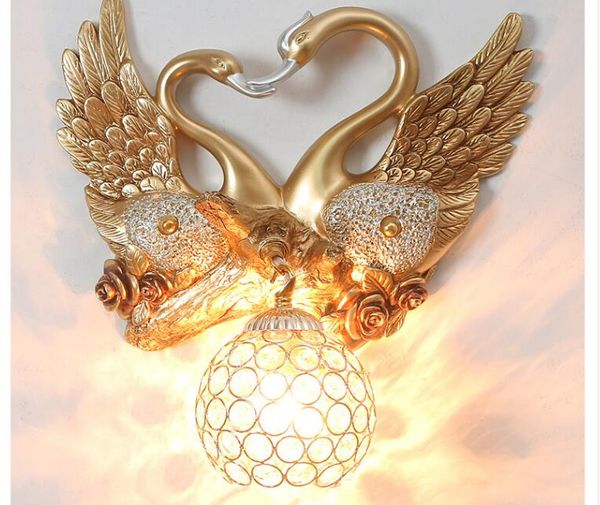 creative simple european style light luxury swan wall lamp aisle american staircase bedside lamp
creative simple european style light luxury swan wall lamp aisle american staircase bedside lamp