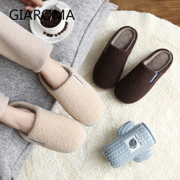 women slippers winter home shoes ladies faux fur slide warm plush indoor shoes female comfortable house slippers couple, Black
women slippers winter home shoes ladies faux fur slide warm plush indoor shoes female comfortable house slippers couple, Black