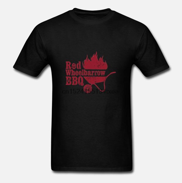men t-shirt red wheelbarrow bbq distressed t shirt tshirt women t shirt