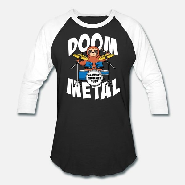 doom metal sloth drummer t shirt men knitted cotton s-xxxl normal famous funny spring autumn standard shirt
doom metal sloth drummer t shirt men knitted cotton s-xxxl normal famous funny spring autumn standard shirt