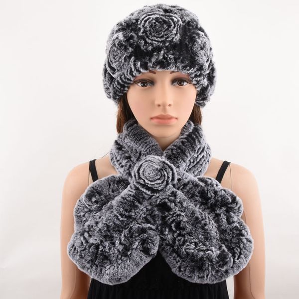 2 piece real fur hat and scarf set women's warm winter soft natural rex cap handmade knitted scarves gift, Blue;gray
2 piece real fur hat and scarf set women's warm winter soft natural rex cap handmade knitted scarves gift, Blue;gray