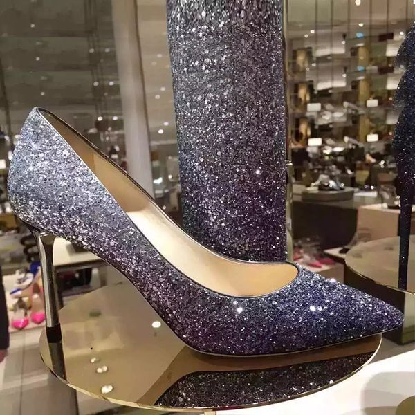 elegance2020 same autumn star sheepskin gold silver sequins pointed high heel shallow mouth women's wedding bridesmaid shoe, Black
elegance2020 same autumn star sheepskin gold silver sequins pointed high heel shallow mouth women's wedding bridesmaid shoe, Black