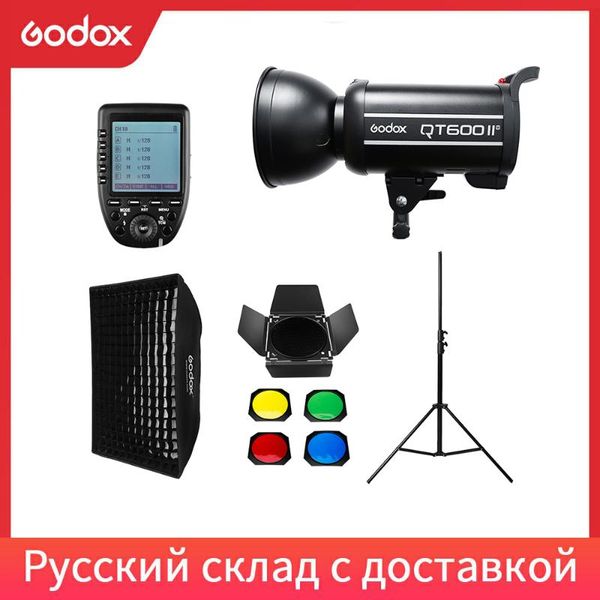 godox qt600ii 400ws professional studio flash strobe + 2.8m light stand + 70x100cm grid softbox trigger barn door kit
godox qt600ii 400ws professional studio flash strobe + 2.8m light stand + 70x100cm grid softbox trigger barn door kit
