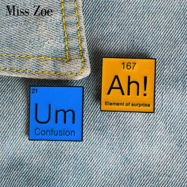 periodic table enamel pin ah um brooches bag clothes lapel pin modal particle badge funny jewelry gift for chemistry friends, Gray
periodic table enamel pin ah um brooches bag clothes lapel pin modal particle badge funny jewelry gift for chemistry friends, Gray