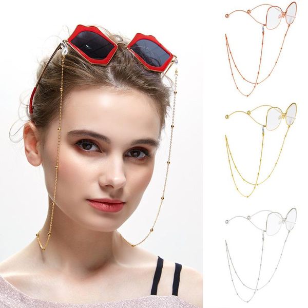 2020 fashion glasses chain for women eyeglass chains metal sunglasses cords casual beaded eyeglass chain for glasses #1106, Silver
2020 fashion glasses chain for women eyeglass chains metal sunglasses cords casual beaded eyeglass chain for glasses #1106, Silver