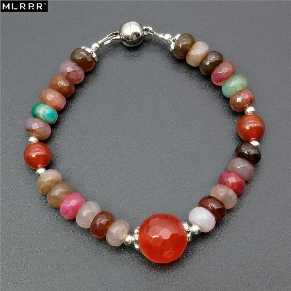 vintage classic natural agates stone jewelry tourmalines with brown agates and orange red carnelian beaded strand bracelet, Black
vintage classic natural agates stone jewelry tourmalines with brown agates and orange red carnelian beaded strand bracelet, Black