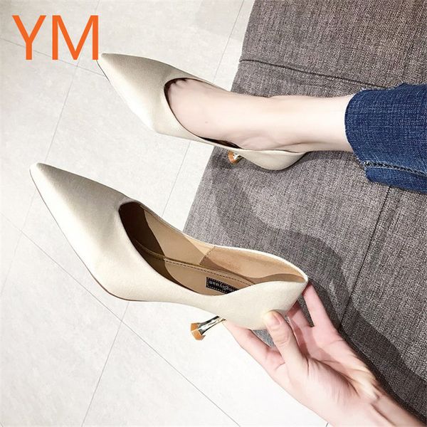 2020 basic shallow women pumps thin high heel pointed toe slip-on party shoes all match womens dress shoes zapatos de mujer, Black
2020 basic shallow women pumps thin high heel pointed toe slip-on party shoes all match womens dress shoes zapatos de mujer, Black