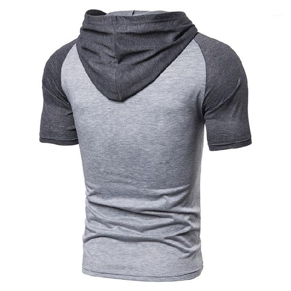 sleeve slim tshirt spring summer 2020 city fashion teenager clothes man tshirt designer panelled hooded short, White;black
sleeve slim tshirt spring summer 2020 city fashion teenager clothes man tshirt designer panelled hooded short, White;black