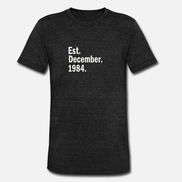 est december 1984 t shirt men printing short sleeve o-neck letters cute casual spring cool shirt, White;black
est december 1984 t shirt men printing short sleeve o-neck letters cute casual spring cool shirt, White;black