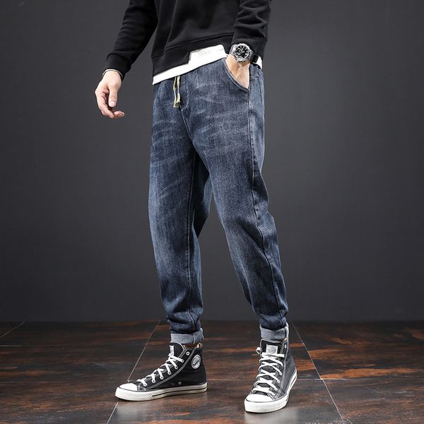 winter ripped thick type stretch jeans male student's trendy long pants men's all-match korean-style loose harem pants men, Blue
winter ripped thick type stretch jeans male student's trendy long pants men's all-match korean-style loose harem pants men, Blue