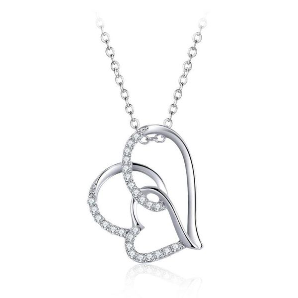 10 шт. европейская и американская мода простые zircon двойное сердце кулон ожерелье женщины день рождения вечеринка украшения подарки t-176, Silver
10 шт. европейская и американская мода простые zircon двойное сердце кулон ожерелье женщины день рождения вечеринка украшения подарки t-176, Silver