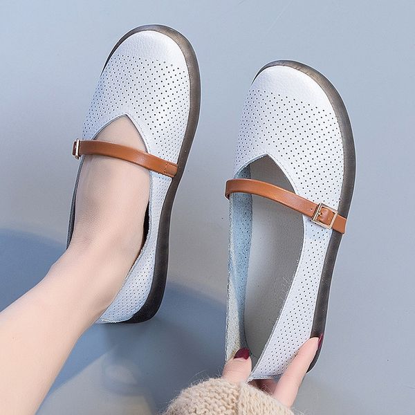spring women flats shoes women genuine leather shoes woman cutout loafers slip on ballet flats ballerines, Black
spring women flats shoes women genuine leather shoes woman cutout loafers slip on ballet flats ballerines, Black