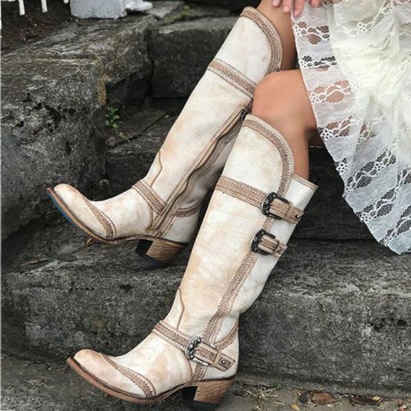 women knee high boots ladies chaussure booties mid heels autumn winter warm vintage pu shoes woman zapatos mujer sapato h439, Black
women knee high boots ladies chaussure booties mid heels autumn winter warm vintage pu shoes woman zapatos mujer sapato h439, Black