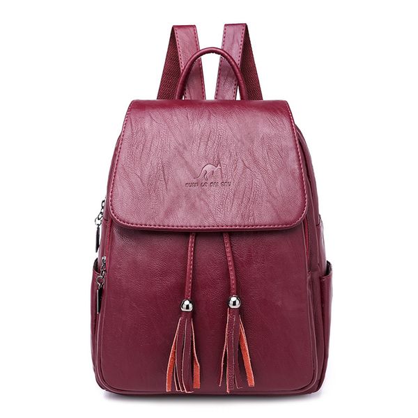 leather luggage tag2020 tassled backpack womens 2020 new korean fashion all-match fashion waterproof bag soft leather casual travel backpack
leather luggage tag2020 tassled backpack womens 2020 new korean fashion all-match fashion waterproof bag soft leather casual travel backpack