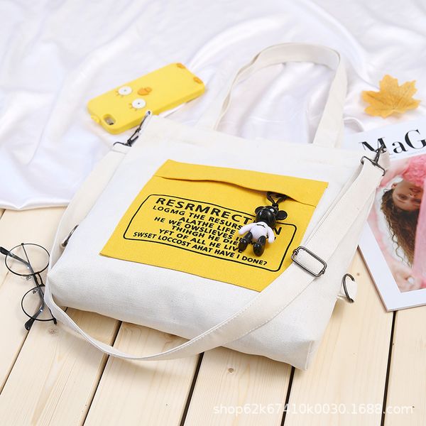 creative handbag college-style casual all-match korean-style female student sling canvas bag ins fashion style
creative handbag college-style casual all-match korean-style female student sling canvas bag ins fashion style