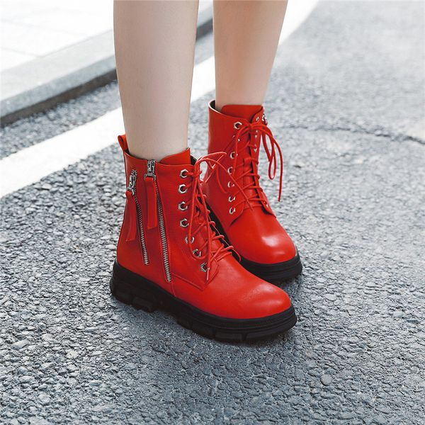 boots ymechic lace up ankle for women chain zipper platform punk womens shoes plus size red black white gothic winter 2021
boots ymechic lace up ankle for women chain zipper platform punk womens shoes plus size red black white gothic winter 2021