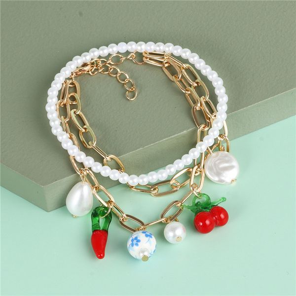 charm bracelets fashionsnoops bohemia vintage simulated pearls link chain bracelet women beach sea shell jewelry party gift wholesale, Golden;silver
charm bracelets fashionsnoops bohemia vintage simulated pearls link chain bracelet women beach sea shell jewelry party gift wholesale, Golden;silver