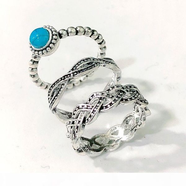 2020 designer luxury ladies ring green turquoise inlaid ring european and american border, Silver
2020 designer luxury ladies ring green turquoise inlaid ring european and american border, Silver