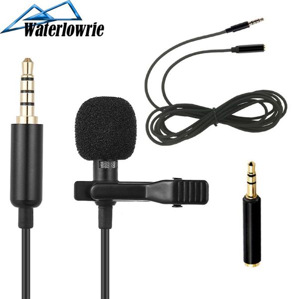 lavalie microphone + 2m mic cable extension cord 3.5mm jack tie clip microphones usb audio lapel mic for android mobile
lavalie microphone + 2m mic cable extension cord 3.5mm jack tie clip microphones usb audio lapel mic for android mobile