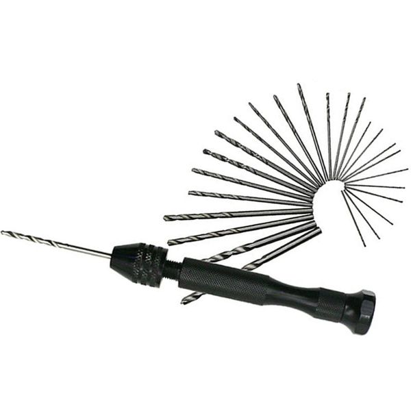 26pcs hand drill manual single ended metal wire gauge bit vise twisting tool hand drill for jewelry repairing carving
26pcs hand drill manual single ended metal wire gauge bit vise twisting tool hand drill for jewelry repairing carving