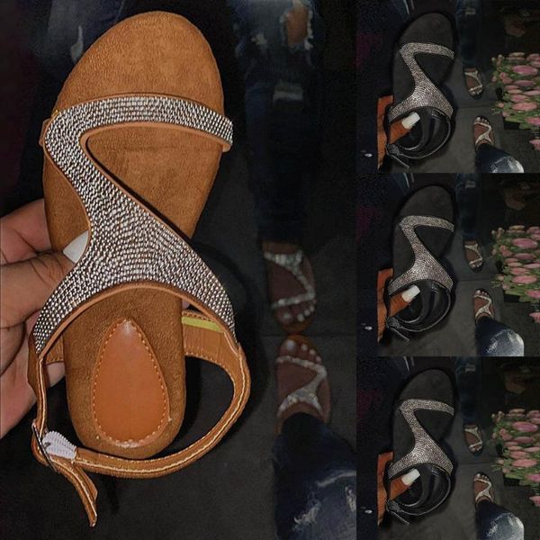женщины сандалии rhinestone плоских пряжки ремень лето женщины пряжка гладиатор пляжная обувь женского bling дама плюс размером # 0525, Black
женщины сандалии rhinestone плоских пряжки ремень лето женщины пряжка гладиатор пляжная обувь женского bling дама плюс размером # 0525, Black