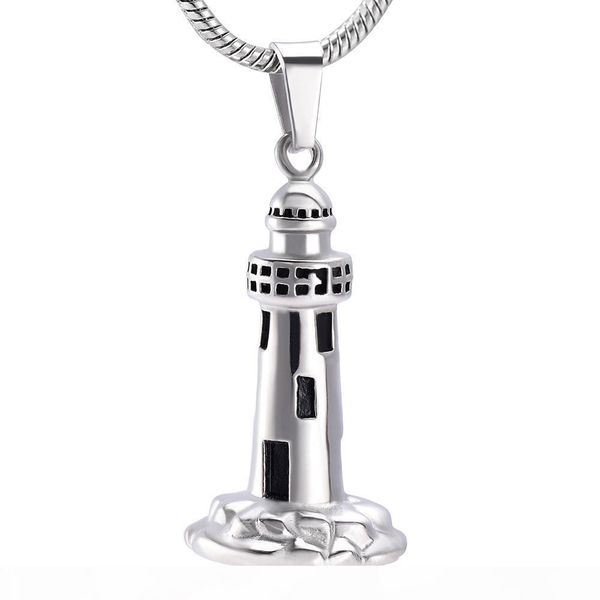 ijd10012 the lighthouse cremation ashes turned into jewelry stainless steel men keepsake memorial urn pendant for man, Silver
ijd10012 the lighthouse cremation ashes turned into jewelry stainless steel men keepsake memorial urn pendant for man, Silver