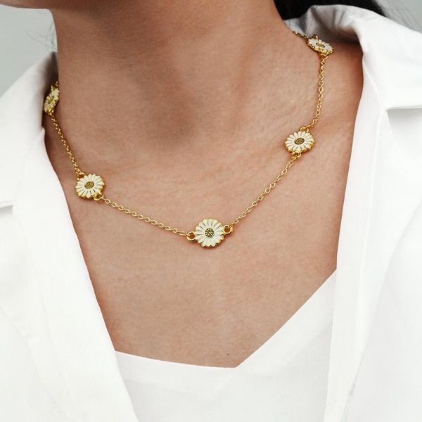 gothic metal sunflower pendant choker necklaces for women girls wedding simple blossom chain necklace elegant engagement jewelry, Silver
gothic metal sunflower pendant choker necklaces for women girls wedding simple blossom chain necklace elegant engagement jewelry, Silver