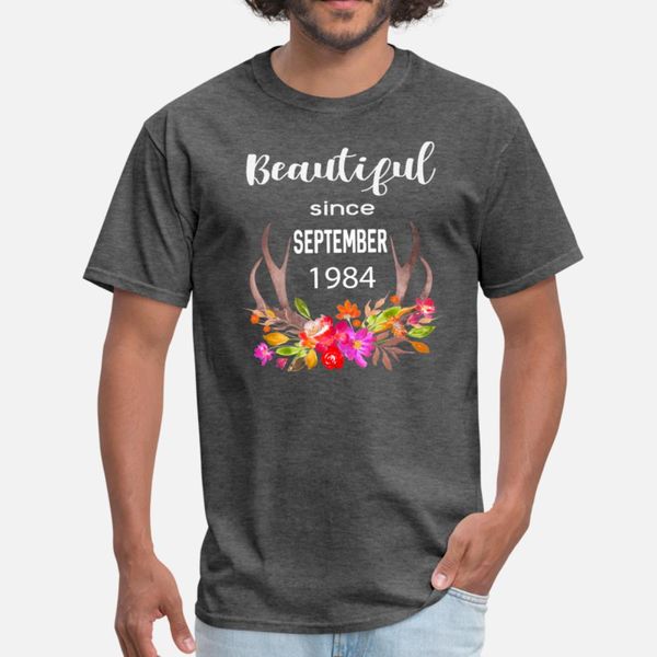 beautiful since september 1984 t shirt men designer 100% cotton crew neck outfit fit comfortable spring autumn leisure shirt
beautiful since september 1984 t shirt men designer 100% cotton crew neck outfit fit comfortable spring autumn leisure shirt
