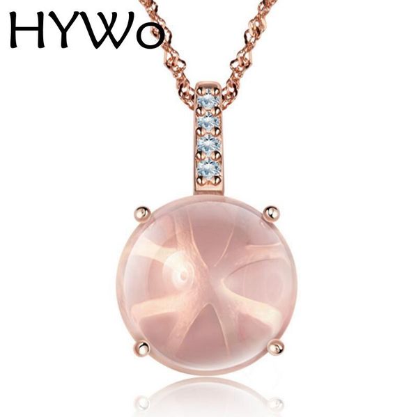hywo(without chain)inlaid zircon natural stone rose quartz pendant necklace hypoallergenic jewelry gift for women wholesale, Silver
hywo(without chain)inlaid zircon natural stone rose quartz pendant necklace hypoallergenic jewelry gift for women wholesale, Silver