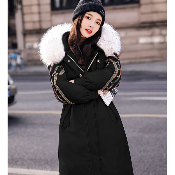 warm autumn winter cotton jackets women cotton parkas casual hooded long coat thicken zipper slim fit long parka, Black
warm autumn winter cotton jackets women cotton parkas casual hooded long coat thicken zipper slim fit long parka, Black