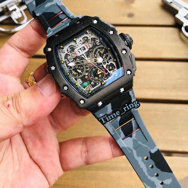 high version rm11-03 skeleton dial black steel case japan miyota automatic movement rm11-03 mens watch color rubber strap sport watches, Slivery;brown
high version rm11-03 skeleton dial black steel case japan miyota automatic movement rm11-03 mens watch color rubber strap sport watches, Slivery;brown