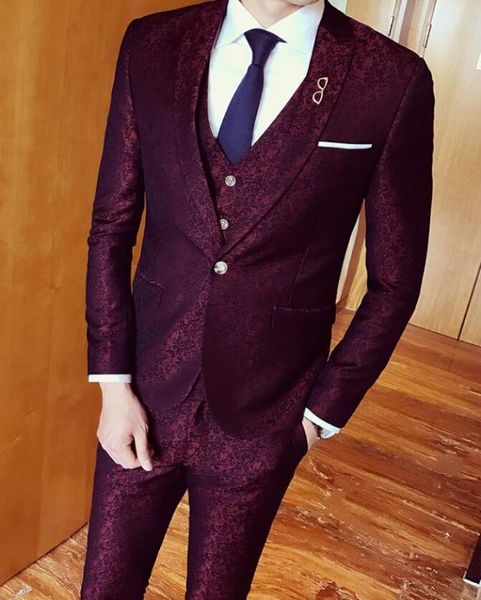 xs-3xl 2020 spring men's new fashion slim set three-piece red wedding dress, White;black
xs-3xl 2020 spring men's new fashion slim set three-piece red wedding dress, White;black