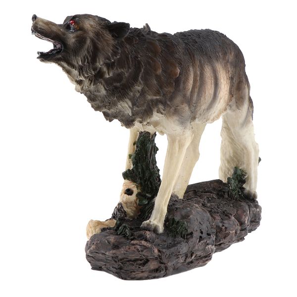 creative resin craft howing wolf sculpture wildlife animals figurine garden art ornament
creative resin craft howing wolf sculpture wildlife animals figurine garden art ornament