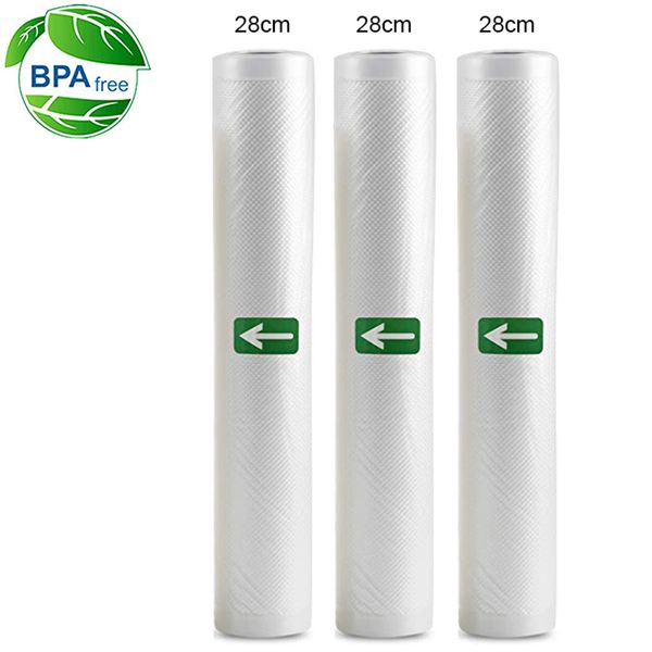 3 rolls vacuum sealer bags 12 15 20 25 28 x 500cm for saver rolls home sealing vacuum packer bags
3 rolls vacuum sealer bags 12 15 20 25 28 x 500cm for saver rolls home sealing vacuum packer bags