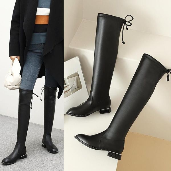 women's over the knee boots winter and autumn knee high shoes big size black genuine pu women zipper square head boots 34-43
women's over the knee boots winter and autumn knee high shoes big size black genuine pu women zipper square head boots 34-43