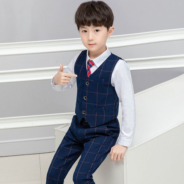 new fashion kids boy vest pants 2pcs formal suit gentleman wedding birthday clothes school tuxedo waistcoat costume clothing set, White
new fashion kids boy vest pants 2pcs formal suit gentleman wedding birthday clothes school tuxedo waistcoat costume clothing set, White