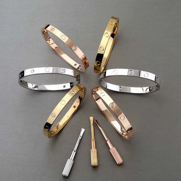 2020 selling "love" screw titanium steel bracelet 18k rose gold classic brand jewelry 316 stainless steel bracelet for men and wom, Black
2020 selling "love" screw titanium steel bracelet 18k rose gold classic brand jewelry 316 stainless steel bracelet for men and wom, Black