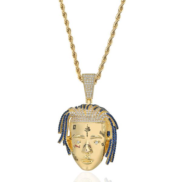 Hip-hop Singer's Head Pendant Micro Zircons Necklace Personality Hiphop Necklace Jewelry Europe and America New
Hip-hop Singer's Head Pendant Micro Zircons Necklace Personality Hiphop Necklace Jewelry Europe and America New