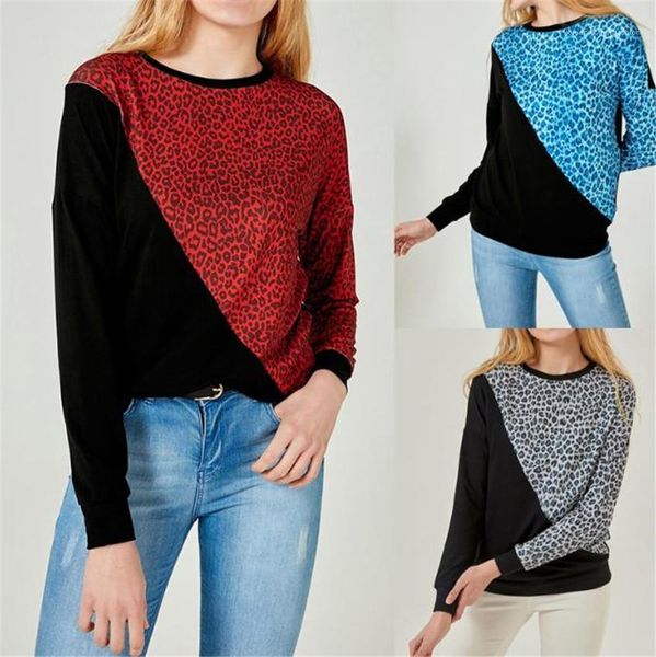 patchwork o-neck long sleeve loose womens hoodie spring autumn casual pullover ladies clothes womens sweatshirts leopard, Black
patchwork o-neck long sleeve loose womens hoodie spring autumn casual pullover ladies clothes womens sweatshirts leopard, Black