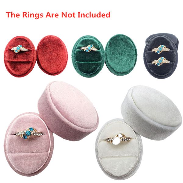 premium gorgeous oval vintage velvet ring bearer box with double ring display holder two slots detachable lid for wedding gift mx200810, Black;white
premium gorgeous oval vintage velvet ring bearer box with double ring display holder two slots detachable lid for wedding gift mx200810, Black;white