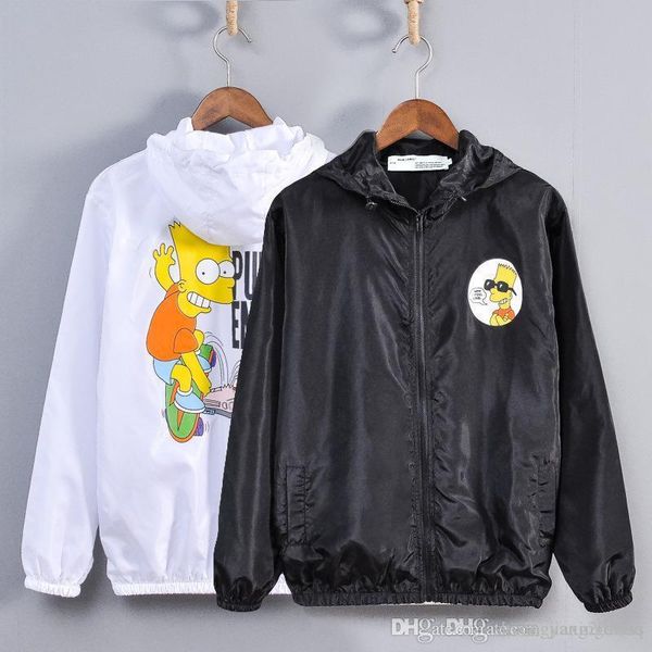 new men zipper jackets thin fashion long sleeve off cartoon windshield jacket hooded cardigan coat men and women beach sunscreen windbreaker, Black;brown
new men zipper jackets thin fashion long sleeve off cartoon windshield jacket hooded cardigan coat men and women beach sunscreen windbreaker, Black;brown
