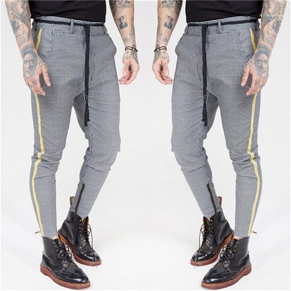 pencil pants casual street style sports skinny slim sweatpants casual fashion mens pants plaid designer mens pants, Black
pencil pants casual street style sports skinny slim sweatpants casual fashion mens pants plaid designer mens pants, Black