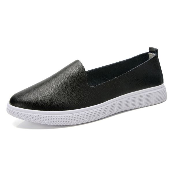 2020 fashion summer genuine leather flats slip on loafers shoes for women modis comfort mocasines femme mujer white shoes woman, Black
2020 fashion summer genuine leather flats slip on loafers shoes for women modis comfort mocasines femme mujer white shoes woman, Black