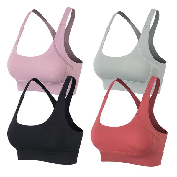 fitness lu yoga push up sports bra for womens gym running padded tank athletic vest underwear shockproof strappy sports bra top, White;red
fitness lu yoga push up sports bra for womens gym running padded tank athletic vest underwear shockproof strappy sports bra top, White;red