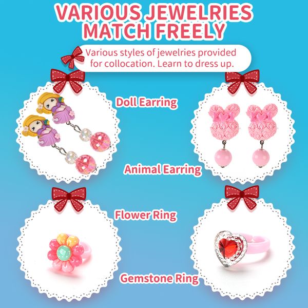 kid toy 12pcs/box girl jewelries little princess accessories jewelry rings animal doll flower shape for baby gift
kid toy 12pcs/box girl jewelries little princess accessories jewelry rings animal doll flower shape for baby gift