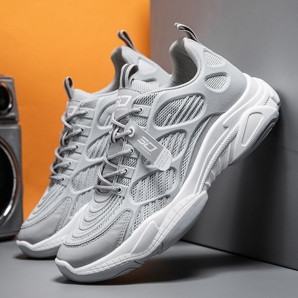 2020 fashion men's sneakers mesh breathable and comfortable sports shoes hard-wearing non-slip running man casual shoes, Black
2020 fashion men's sneakers mesh breathable and comfortable sports shoes hard-wearing non-slip running man casual shoes, Black