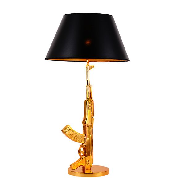 cross-border spot gold-plated pistol table lamps l bedside lamp creative personality ak47 long gun value desk lights floor lamp
cross-border spot gold-plated pistol table lamps l bedside lamp creative personality ak47 long gun value desk lights floor lamp