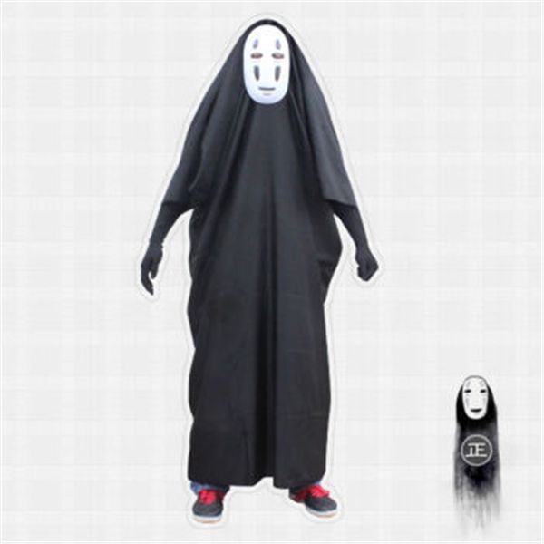 spirited away faceless male cosplay costume clothes halloween party cosplay suit halloween costumes for adults, Black;red
spirited away faceless male cosplay costume clothes halloween party cosplay suit halloween costumes for adults, Black;red