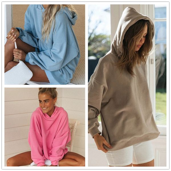 women solid color hoodies long sleeve hooded sweatshirt autumn winter warm loose pullovers boyfriend oversize sweater clothing ly831, White
women solid color hoodies long sleeve hooded sweatshirt autumn winter warm loose pullovers boyfriend oversize sweater clothing ly831, White